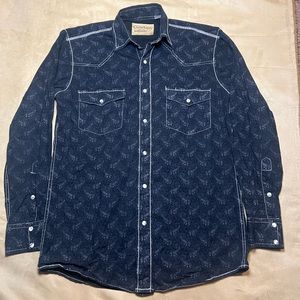 Black button down shirt